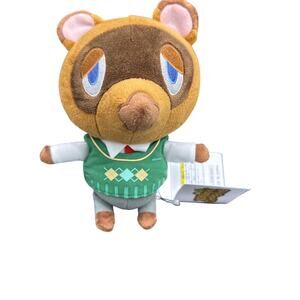 ANIMAL CROSSING TOM NOOK PLUSH Stuffed Animal 8" Little Buddy WITH Tag